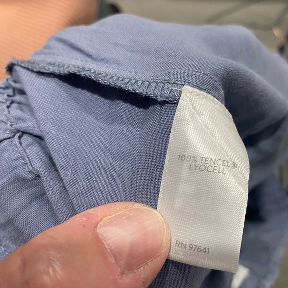 J Jill Purejill pants women’s size LT, NWT,provincial blue, 100% Tencell Lyocell - Picture 9 of 9